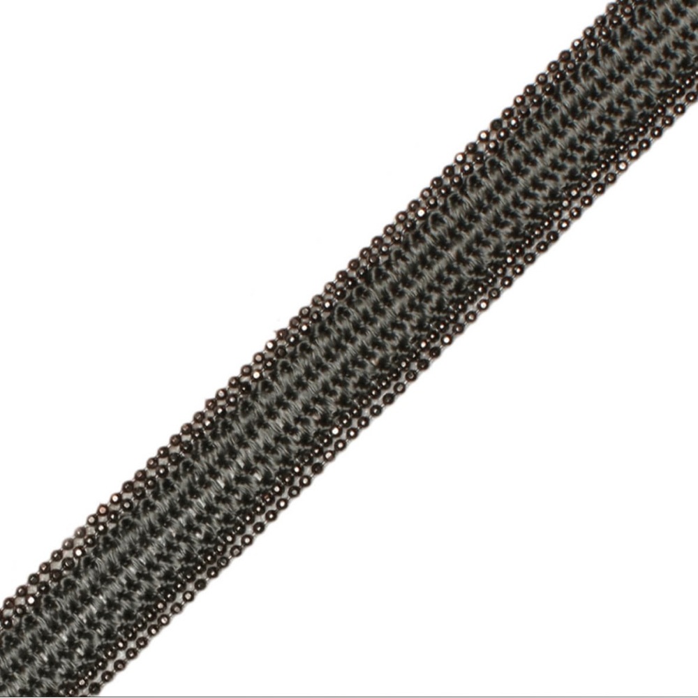 Samuel & Sons 5/8” Lucente Beaded Border In Antique Silver 977-53999-04 (26 Ft)